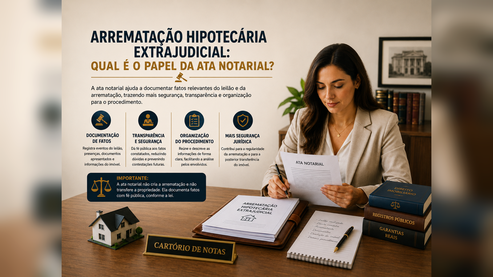 Arrematação hipotecária extrajudicial: qual é o papel da ata notarial?